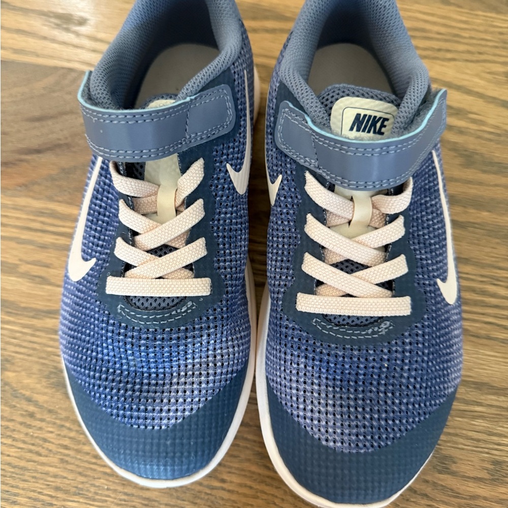 Nike Blue Mesh Sneakers with White Accents